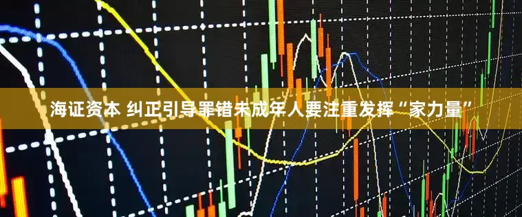 海证资本 纠正引导罪错未成年人要注重发挥“家力量”
